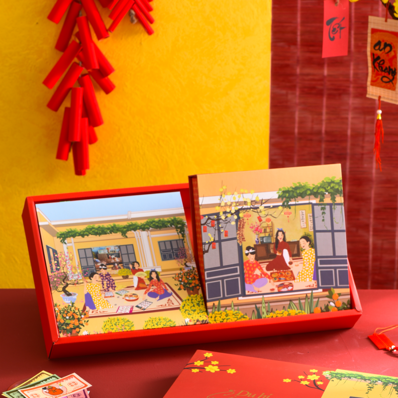 DU HÝ CÙNG XUÂN - 2 bộ bầu cua lô tô