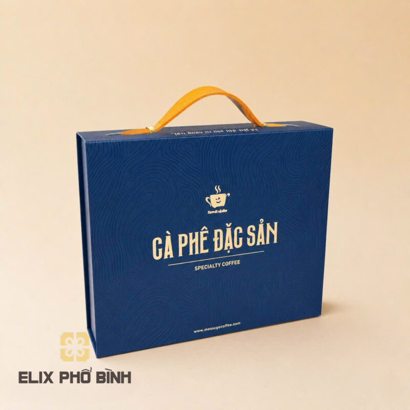 Hộp cà phê đặc sản có quai