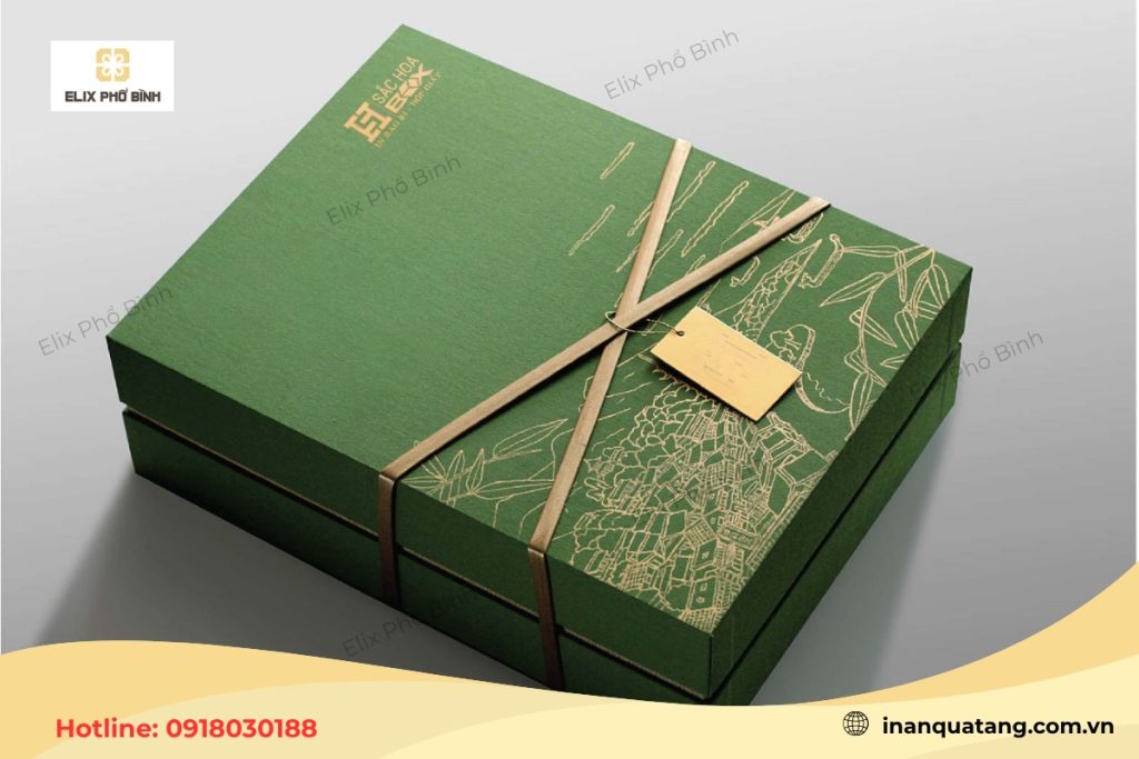 Mẫu hộp quà giấy mỹ thuật dành cho thương hiệu