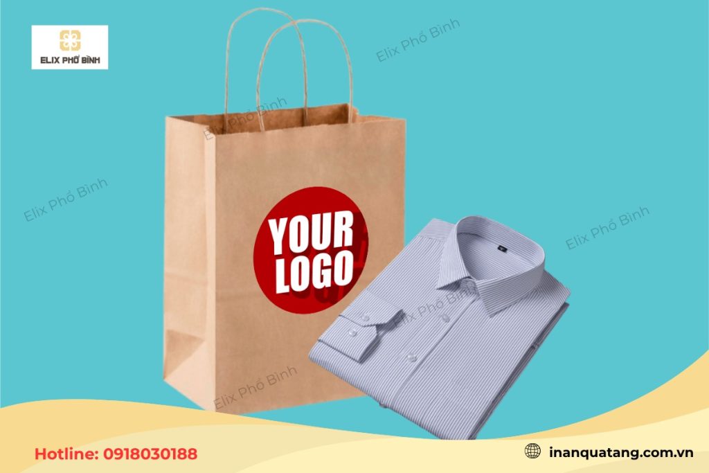 Túi giấy thời trang được làm bằng chất liệu Kraft