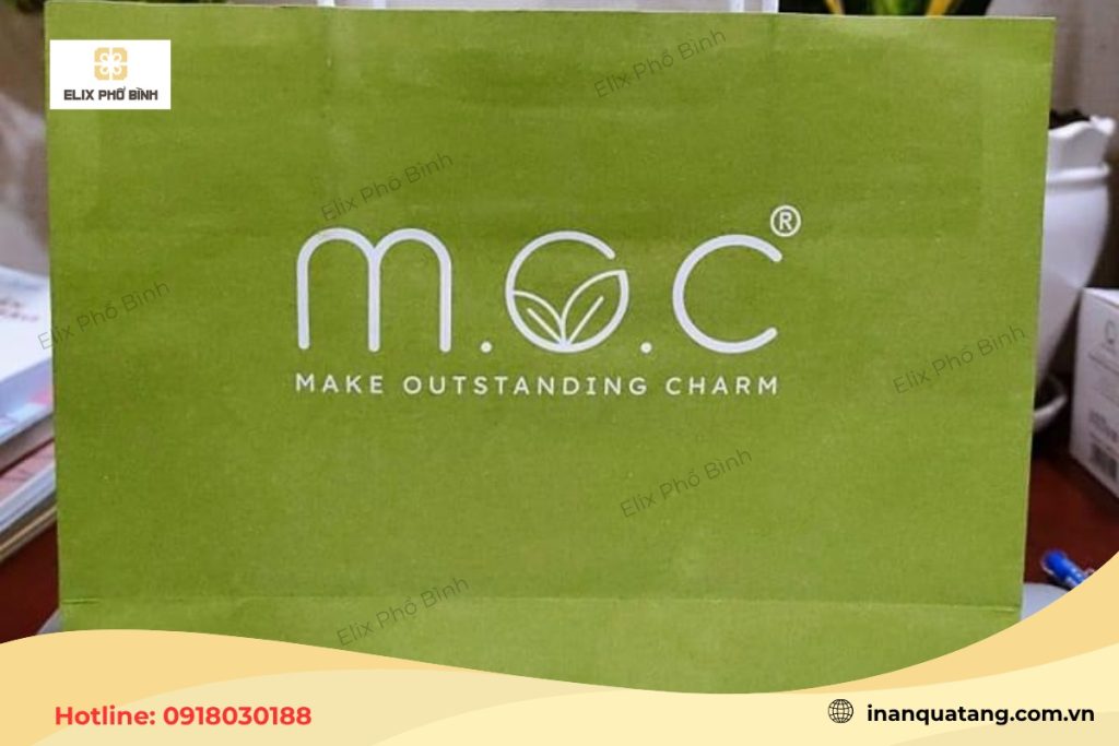 In ấn & sản xuất túi giấy logo cho thương hiệu dược, mỹ phẩm