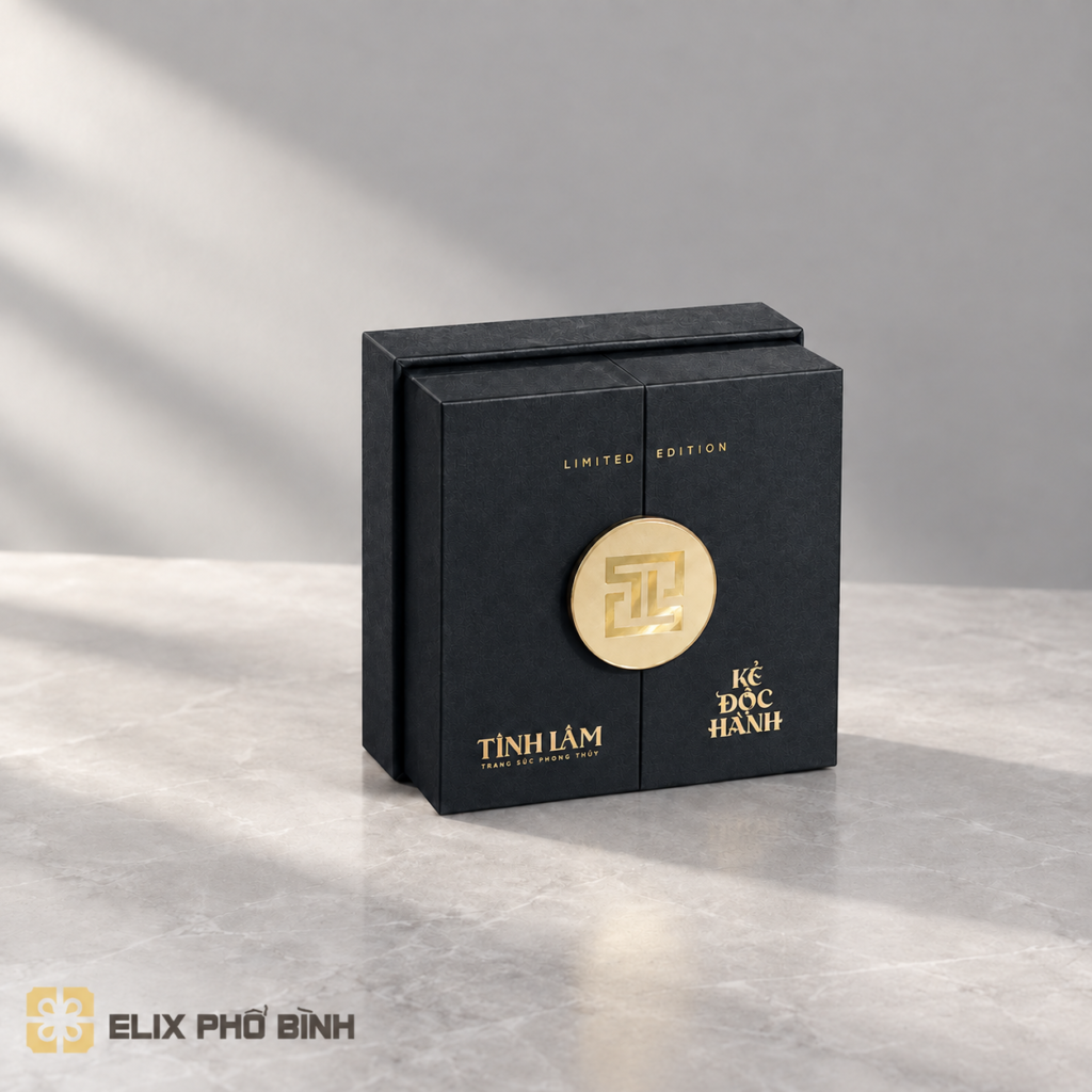 Mẫu hộp bánh trung thu cỡ nhỏ có nắp 2 cánh