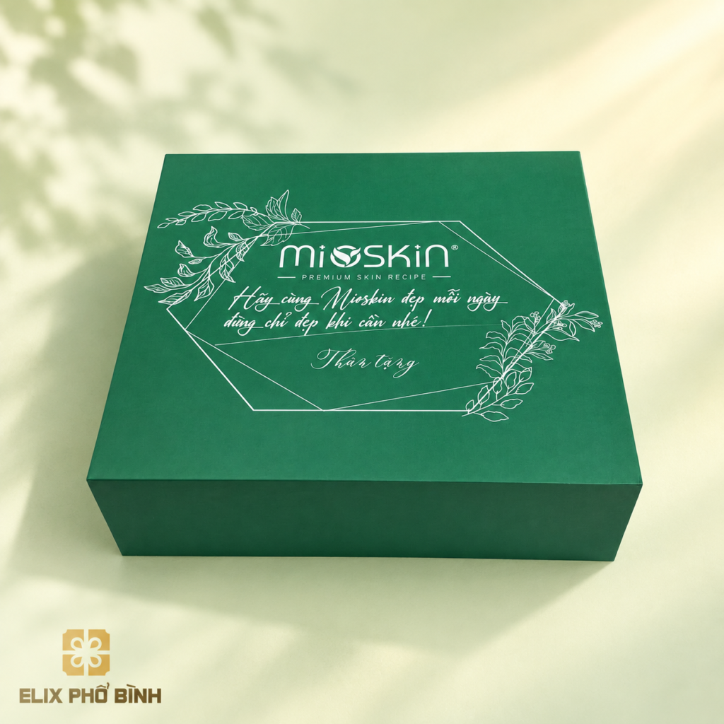 Hộp mỹ phẩm in logo tăng độ nhận diện thương hiệu