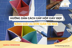 Hướng dẫn cách gấp hộp giấy đẹp bằng giấy A4 đơn giản tại nhà