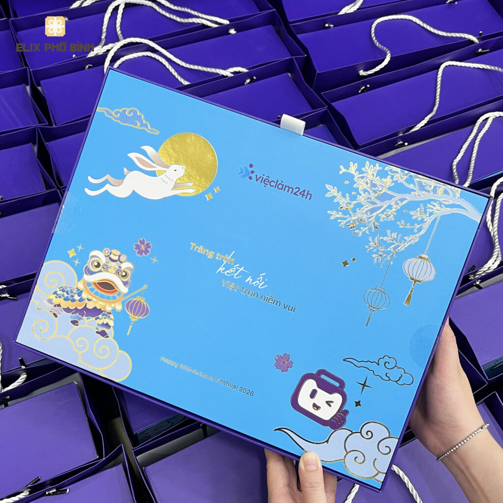 Thiết kế hộp quà trung thu đẹp giúp tạo thiện cảm với khách hàng và đối tác