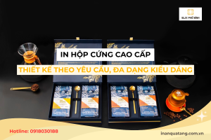 In hộp cứng cao cấp - Thiết kế theo yêu cầu, đa dạng kiểu dáng