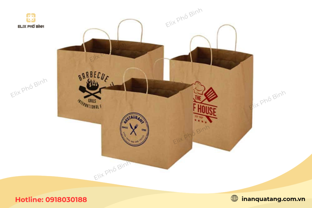in túi giấy số lượng ít