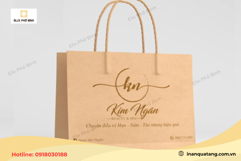 in túi giấy số lượng ít