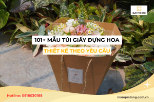 101+ Mẫu túi giấy đựng hoa đẹp, thiết kế theo yêu cầu