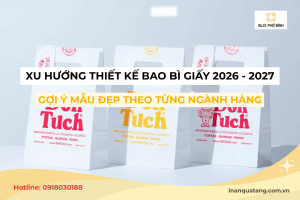 Xu hướng thiết kế bao bì giấy 2026 - 2027: Gợi ý mẫu đẹp theo từng ngành hàng