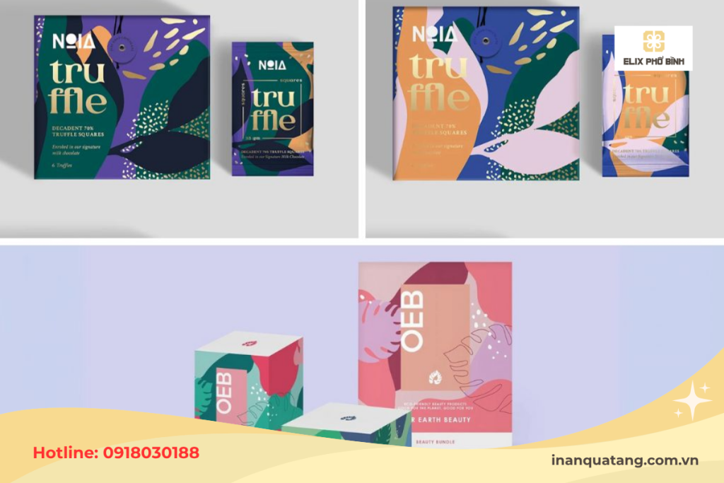 Bao bì được thiết kế cá nhân hoá theo từng khách hàng 