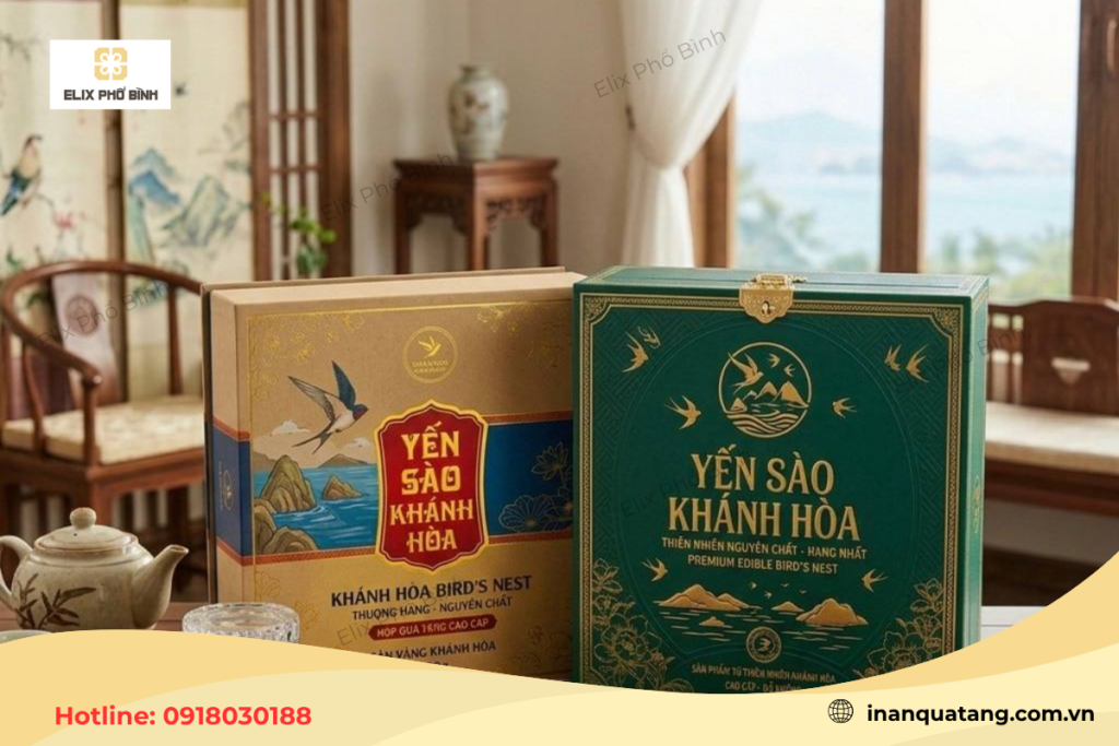 Elix Phổ Bình - Đơn vị in ấn và sản xuất hộp giấy yến sào uy tín, chất lượng