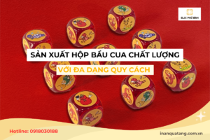 Sản xuất hộp bầu cua chất lượng với đa dạng quy cách