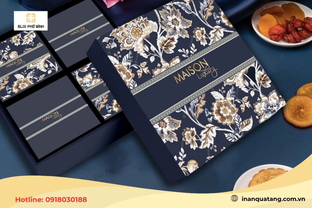 Thiết kế hộp bánh trung thu cho thương hiệu cao cấp Maison Luxury 