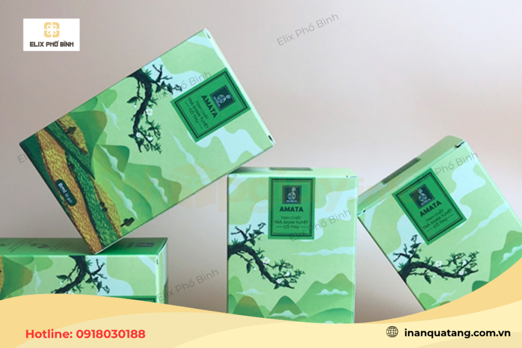 Elix Phổ Bình - Địa chỉ in hộp giấy đựng trà giá tốt tại TPHCM